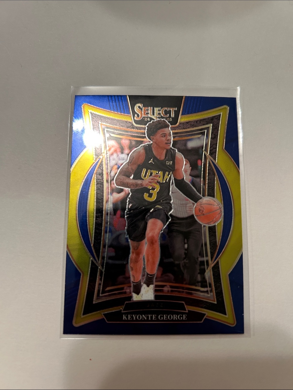 Select Keyonte George Utah Jazz Basketball Card - Blue & Gold